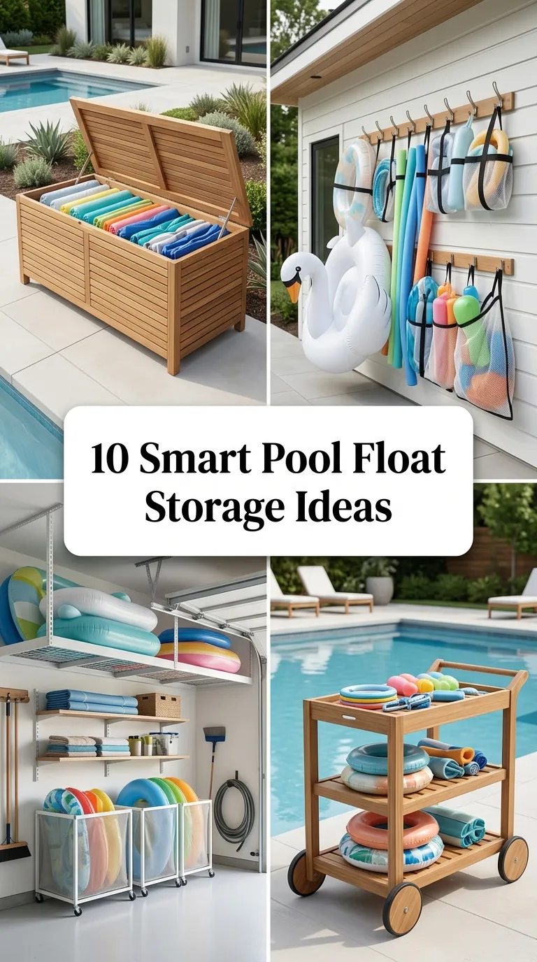 10 Smart Pool Float Storage Ideas