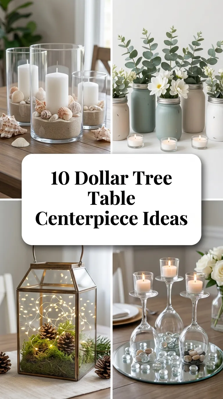 10 Dollar Tree Table Centerpiece Ideas