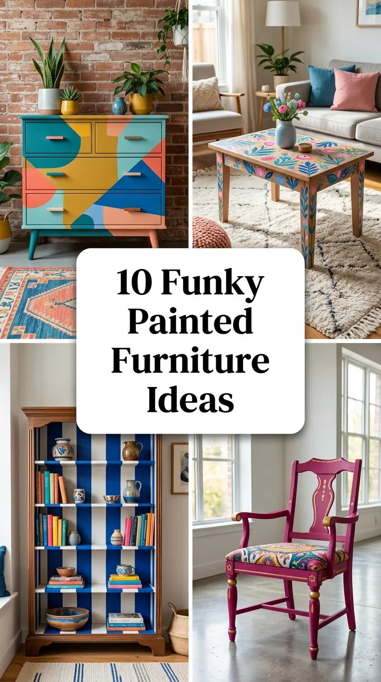10 Funky Painted Furniture Ideas