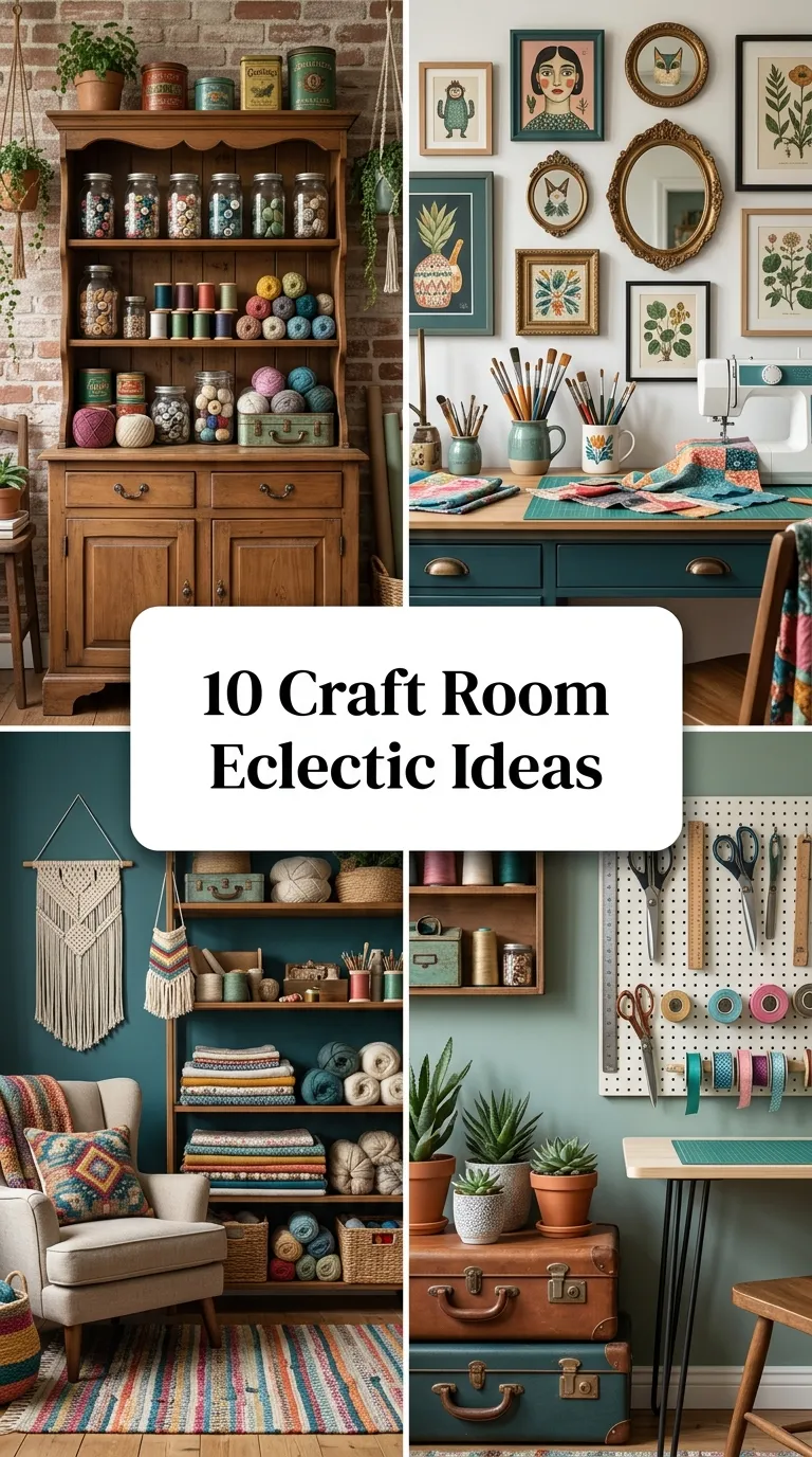 10 Craft Room Eclectic Ideas