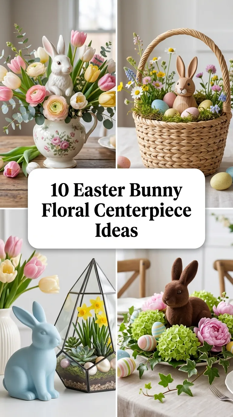 10 Easter Bunny Floral Centerpiece Ideas